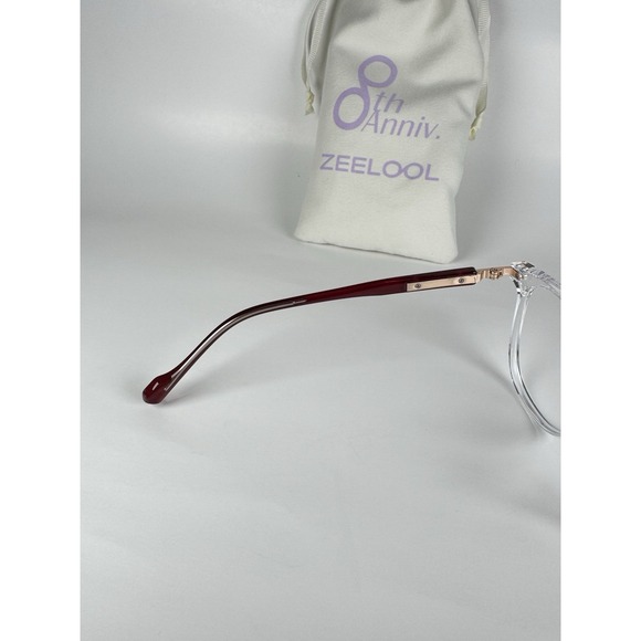 ZEELOOL‎ Eyeglass FRAMES ONLY! Crystal- 48120 C3 54 18-145 - Picture 6 of 8
